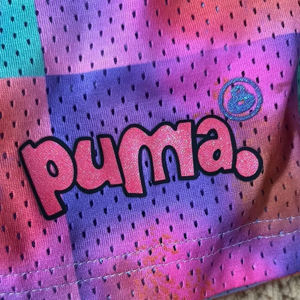 NWOT PUMA Art Series Benjamin X AOP Athletic Shorts Size Medium
